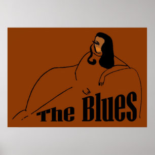 The Blues Female Singer Poster