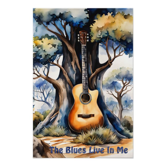The Blues Live In Me Poster (Front)