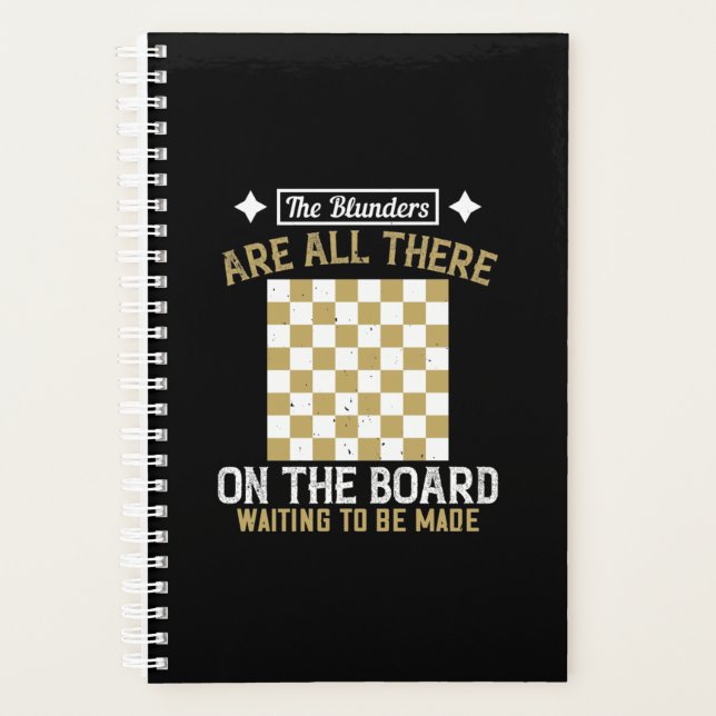 The Blunders Are All There On The Board Planner (Front)
