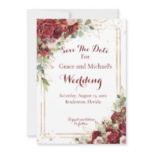 The Blushing Bride Red Rose Wedding