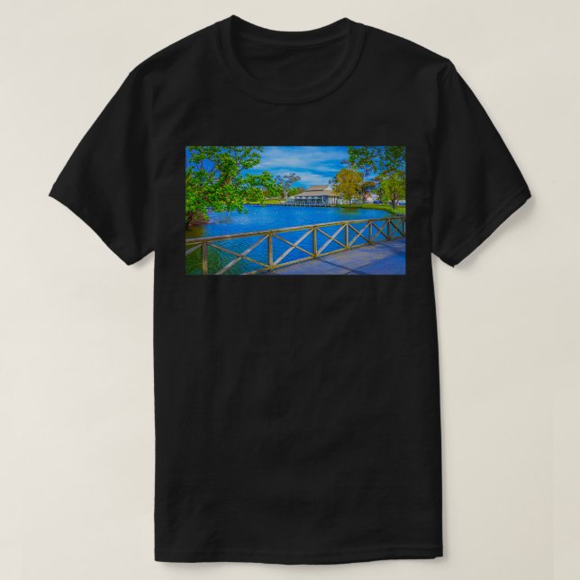 The Boardwalk at Lake Weeroona Bendigo T-Shirt (Design Front)