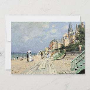 The Boardwalk at Trouville by Claude Monet