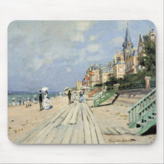 The Boardwalk at Trouville by Claude Monet Mouse Pad