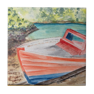 The Boat Ceramic Tile