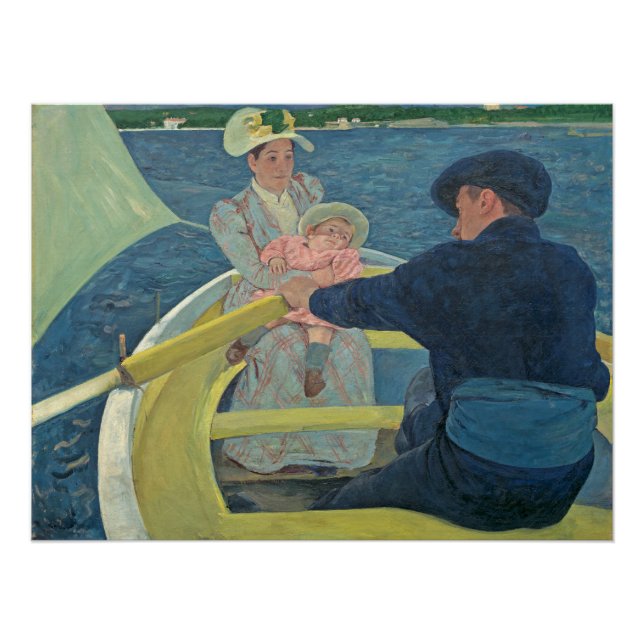 The Boating Party, 1893-94 (oil on canvas) Poster (Front)