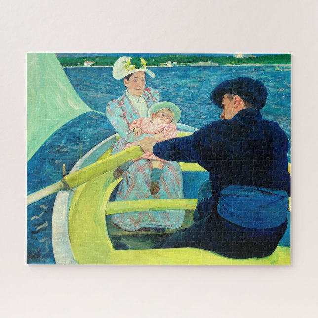 The Boating Party by Mary Cassatt Jigsaw Puzzle (Horizontal)