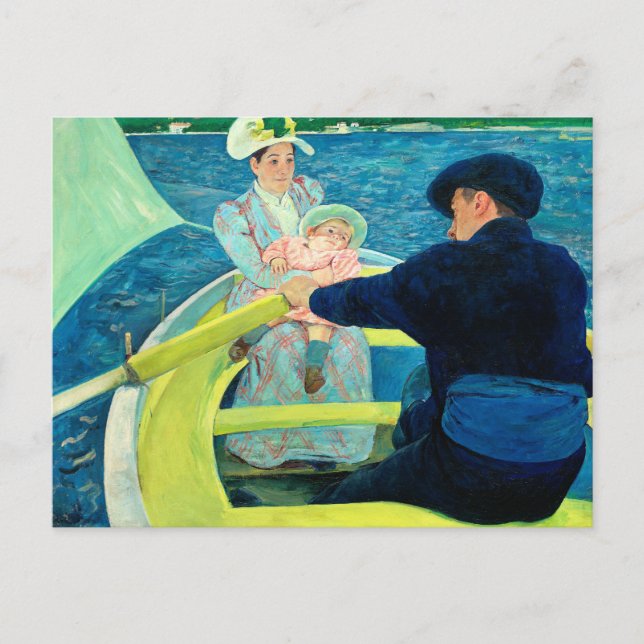 The Boating Party by Mary Cassatt Postcard (Front)