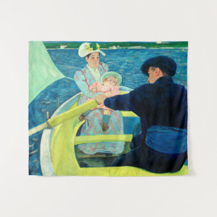 The Boating Party by Mary Cassatt Tapestry