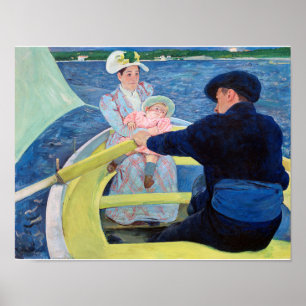 The Boating Party, Mary Cassatt Poster