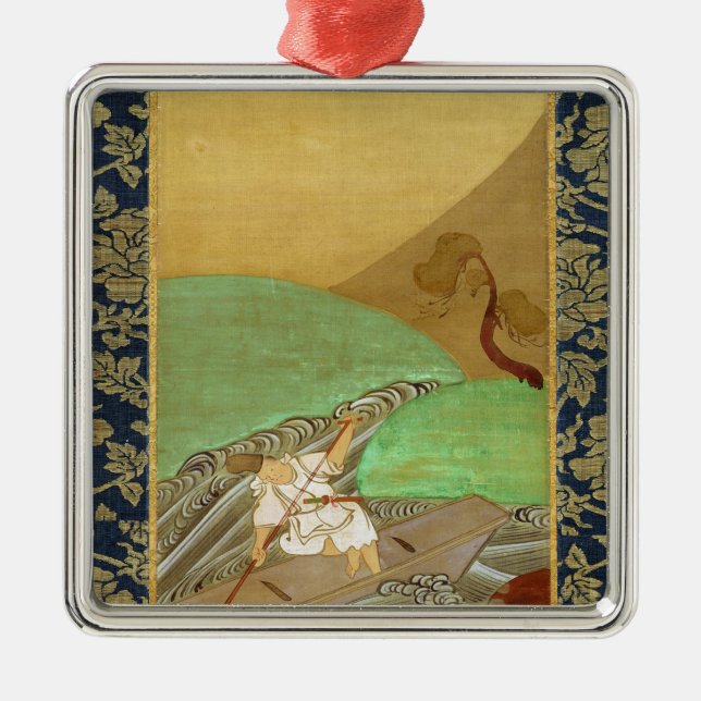 The Boatman Metal Tree Decoration (Front)