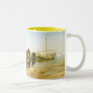 The Boatmen on the Volga, 1870-73 Two-Tone Coffee Mug