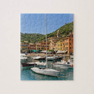The Boats of Portofino, Italy - 8x10 inch Jigsaw Puzzle