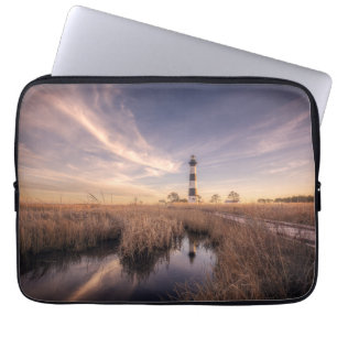 The Bodie Island Lighthouse At Sunset Laptop Sleeve