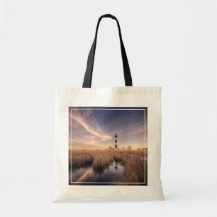 The Bodie Island Lighthouse  At Sunset Tote Bag