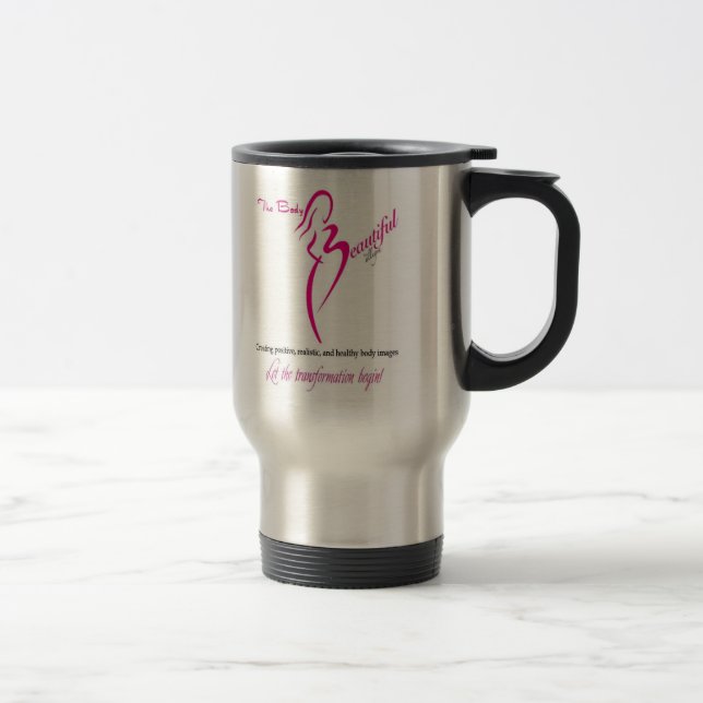 The Body Beautiful by Allegra Travel/Commuter Mug (Right)