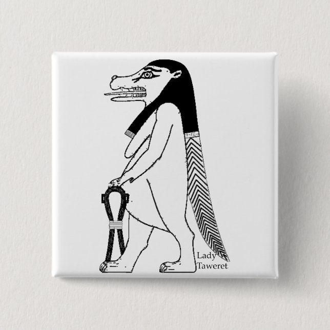 The Body of a Goddess: 15 Cm Square Badge (Front)