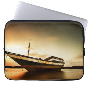 The Body Of Old Ship Bali, Indonesia Laptop Sleeve