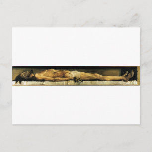 The body of the Dead Christ in the Tomb c. 1522 Postcard
