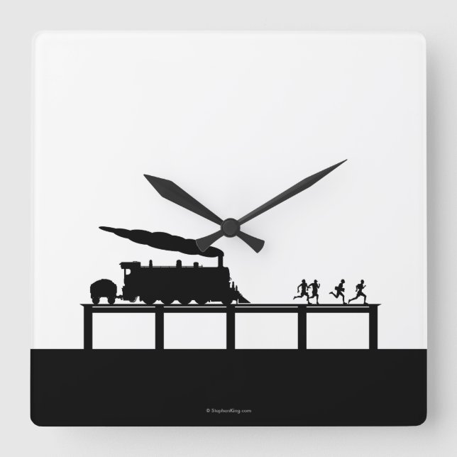 The Body Square Wall Clock (Front)