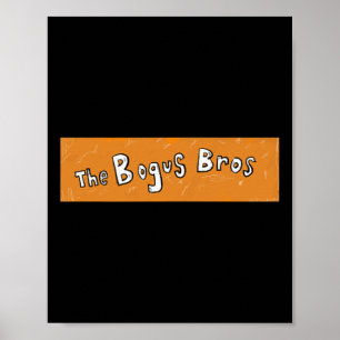 The Bogus Bros Halloween Heist Box Logo  Poster