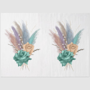 The Boho Bouquet Series Design 12 Tissue Paper