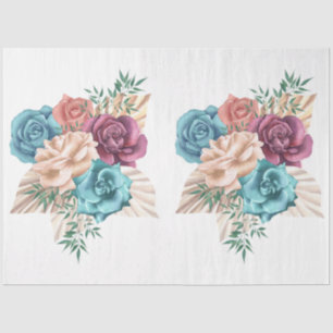 The Boho Bouquet Series Design 16 Tissue Paper
