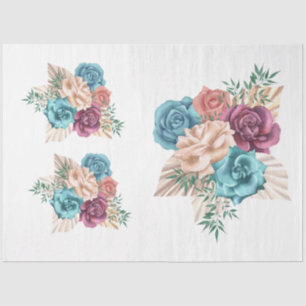 The Boho Bouquet Series Design 17 Tissue Paper