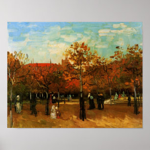 The Bois de Boulogne by Van Gogh, Poster