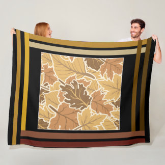 The Boldness of Fall Fleece Blanket