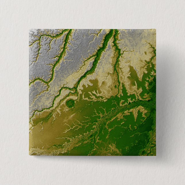 The Bolivian Amazon 15 Cm Square Badge (Front)