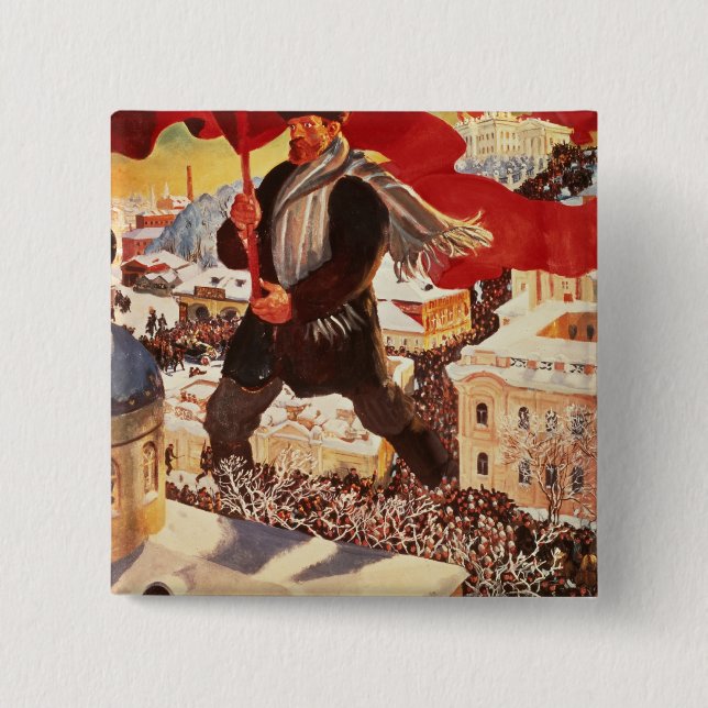 The Bolshevik, 1920 15 Cm Square Badge (Front)
