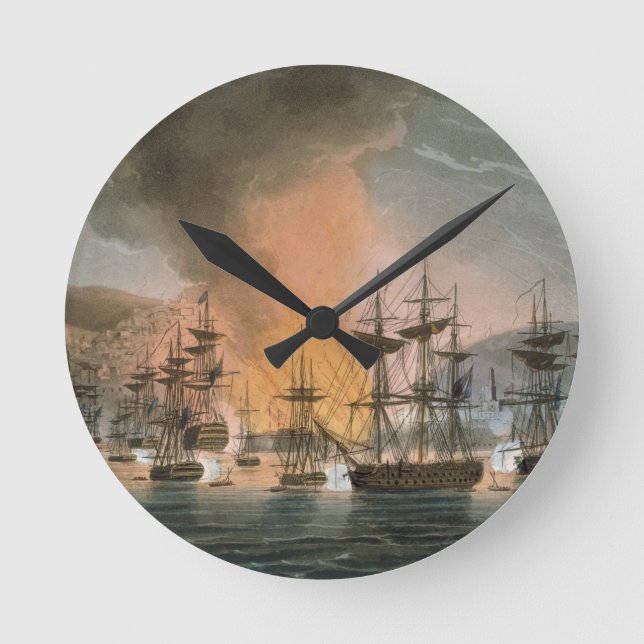 The Bombardment of Algiers, 27th August 1816, from Round Clock (Front)