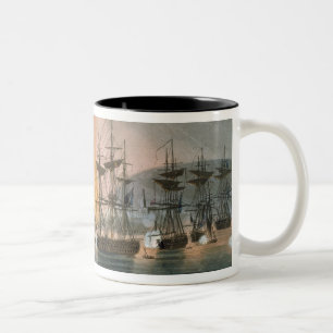 The Bombardment of Algiers, 27th August 1816, from Two-Tone Coffee Mug