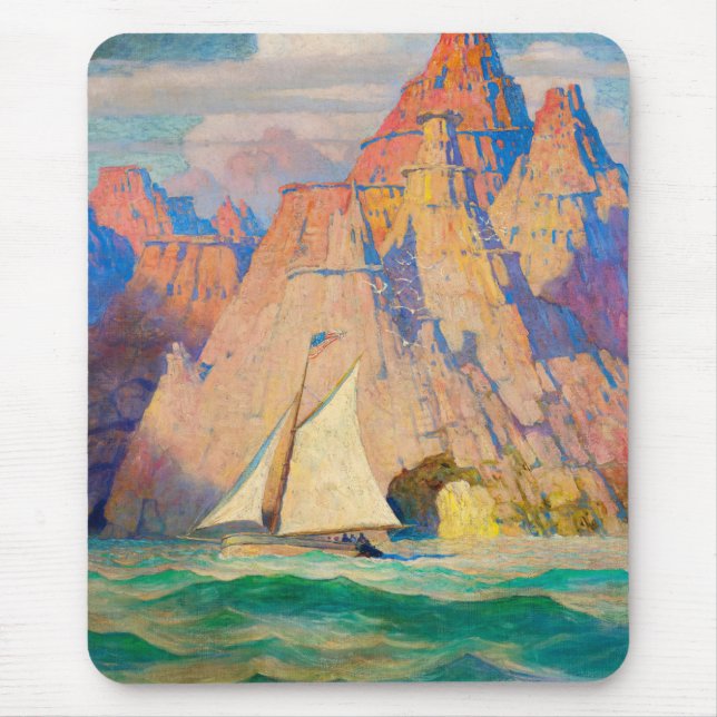 The Bonadventure by Newell Convers Wyeth Mouse Pad (Front)