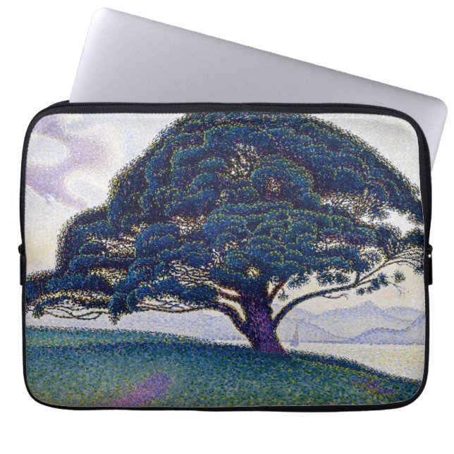 The Bonaventure Pine, Oil Painting, Paul Signac Laptop Sleeve (Front)