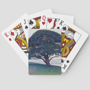 The Bonaventure Pine, Oil Painting, Paul Signac Playing Cards