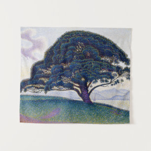The Bonaventure Pine, Oil Painting, Paul Signac Tapestry