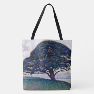 The Bonaventure Pine, Oil Painting, Paul Signac Tote Bag