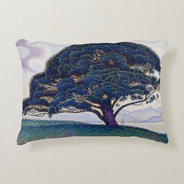 The Bonaventure Pine - Paul Signac Decorative Cushion (Front)