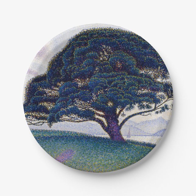 The Bonaventure Pine - Paul Signac Paper Plate (Front)