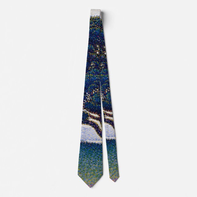 The Bonaventure Pine - Paul Signac Tie (Front)