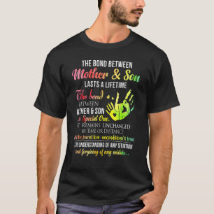 The Bond Between Mother An Son Lasts A Lifetime Fa T-Shirt