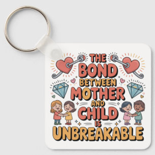 The Bond Between Mother And Child Is Unbreakable Key Ring