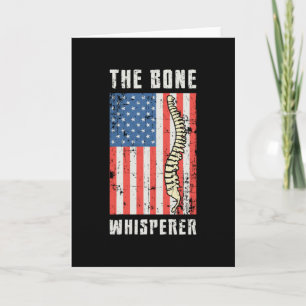 The Bone Whisperer Chiropractor Spine Chiropractic Card
