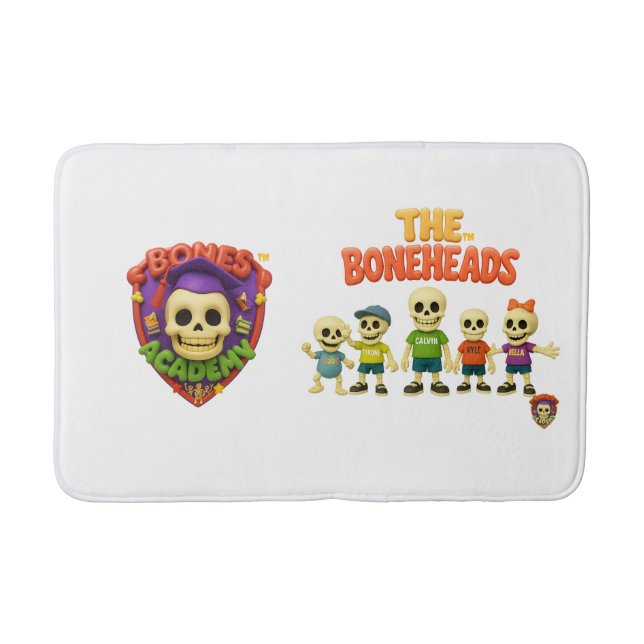 🦴 The Boneheads™  Bath Mat (Front)
