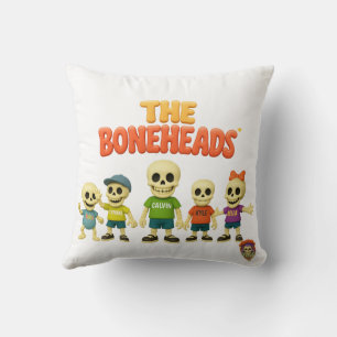 🦴 The Boneheads™ Throw Pillow