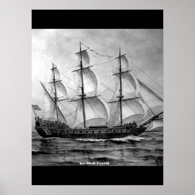 The Bonhomme Richard, 1779_War Image Poster (Front)