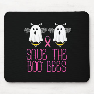 The Boo Bees Breast Cancer Halloween  Mouse Pad