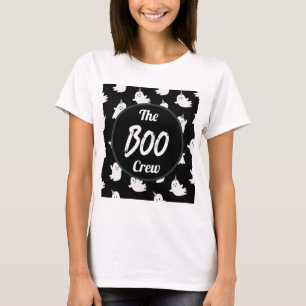 The BOO Crew Cute Ghost Family Matching Womens T-Shirt
