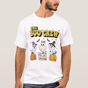The Boo Crew – Cute Halloween Ghosts in Pumpkins T-Shirt